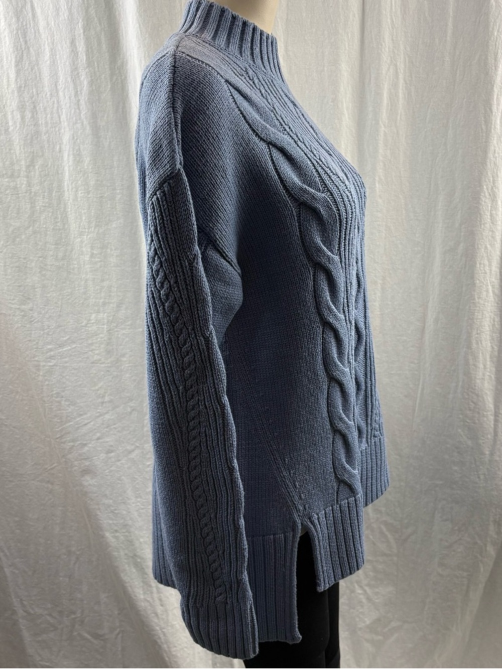Soia & Kyo Dusty Blue Chelsea Sweater S - Picture 7 of 13